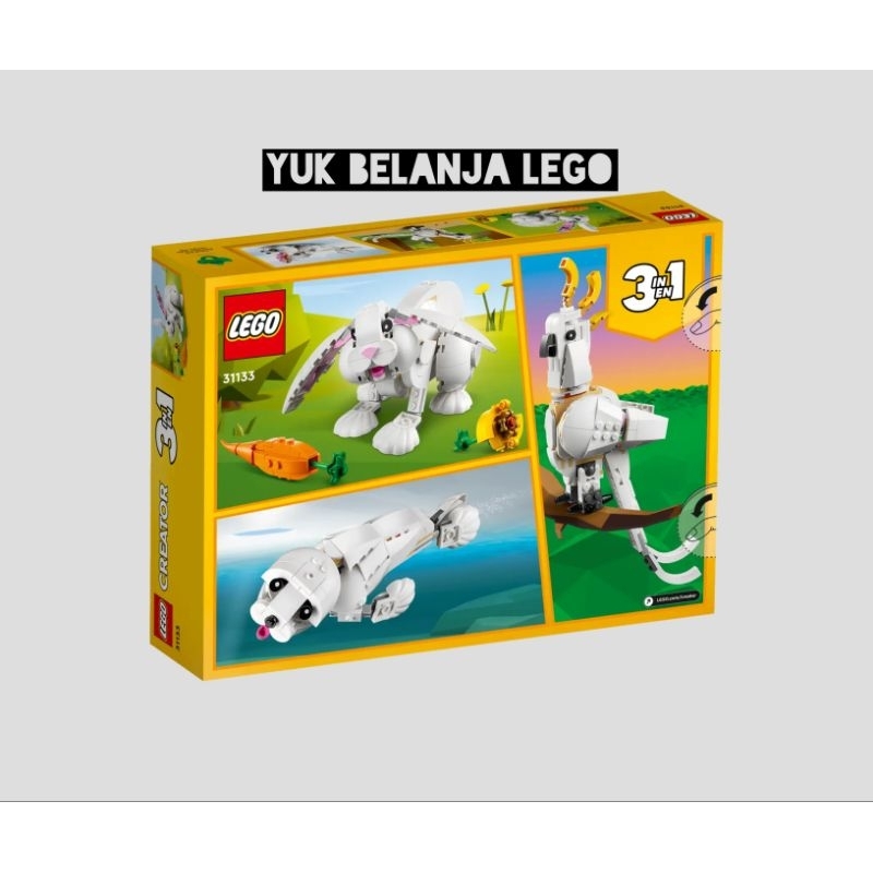 LEGO Creator 3in1 31133 White Rabbit (258 pieces)