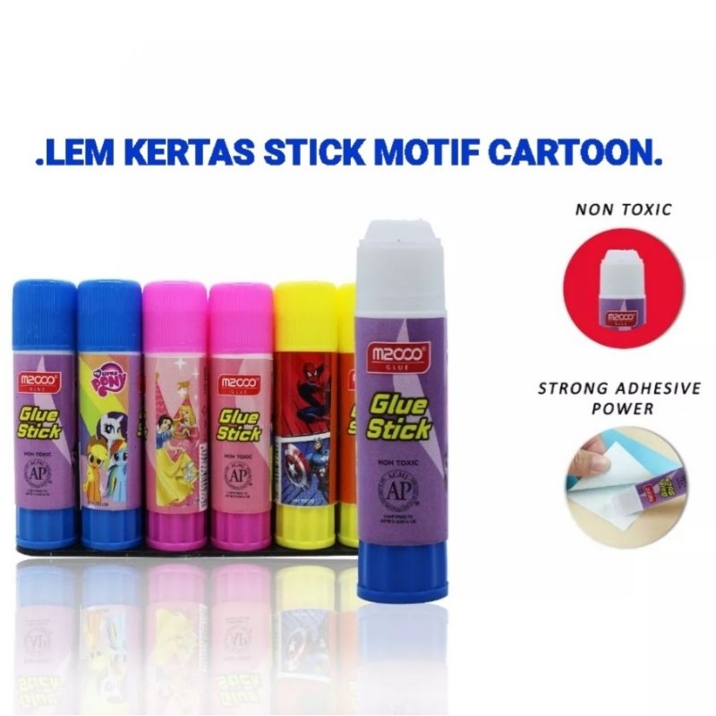 

Lem kertas motif lucu / glue stick / lem kertas