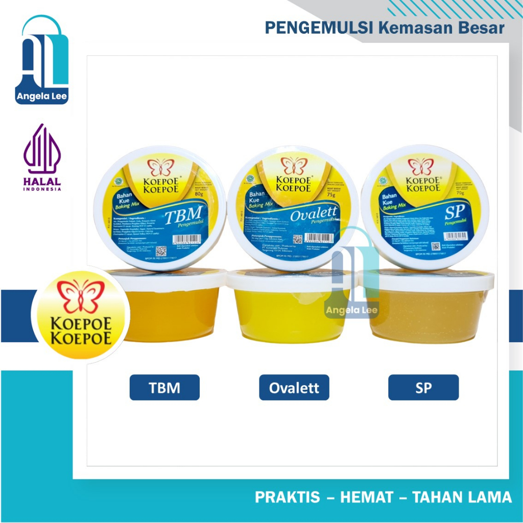 

Koepoe Koepoe Ovalett TBM SP Pengemulsi Pelembut Cake Emulsifier Besar