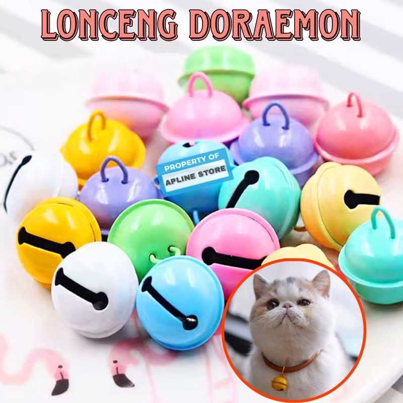 LONCENG DORAEMON 22mm-LONCENG UFO//KERINCINGAN ANJING,KUCING,KELINCI