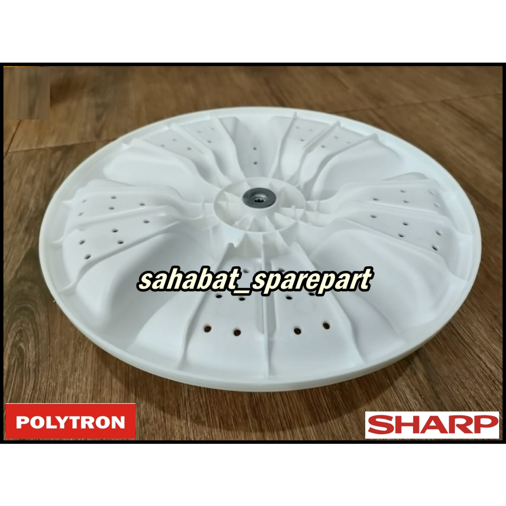 PULSATOR MESIN CUCI SHARP / P0LYTR0N DIAMETER 34 CM GIGI 10 ORIGINAL