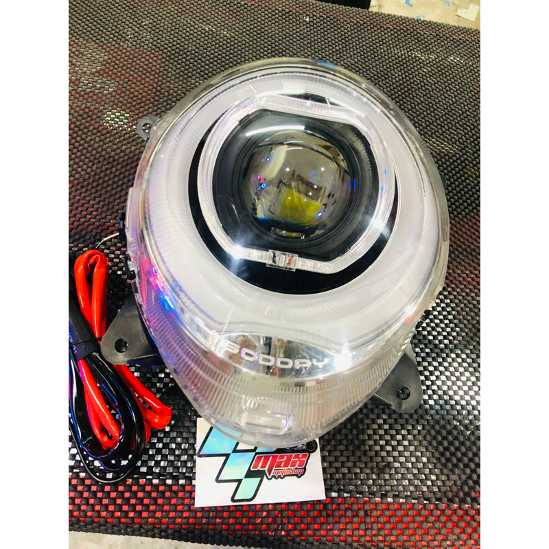 BILED AES TURBO 3inci SCOOPY NEW+HEADLAMP N ALIS DRL AES