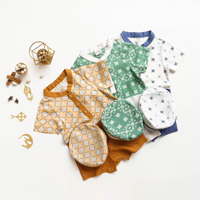 BOHOPANNA RAMA BABY SET RAYA COLLECTION / ROMPER BAYI SET / IED COLLECTION