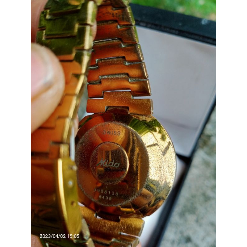 jam tangan brand second bekas pria Mido swiss made otomatis tanpa batrai