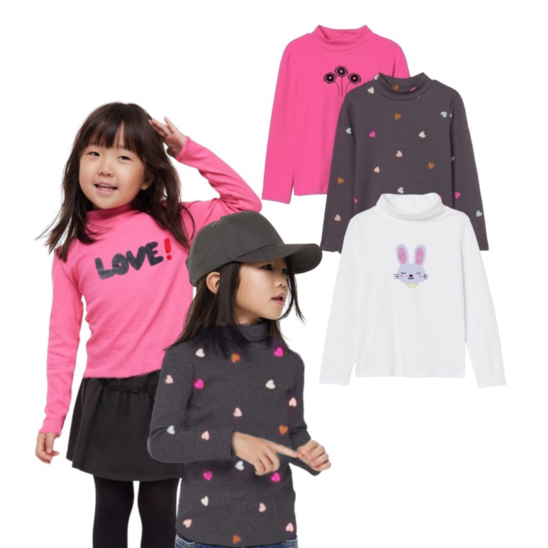 Turtle neck anak perempuan hm