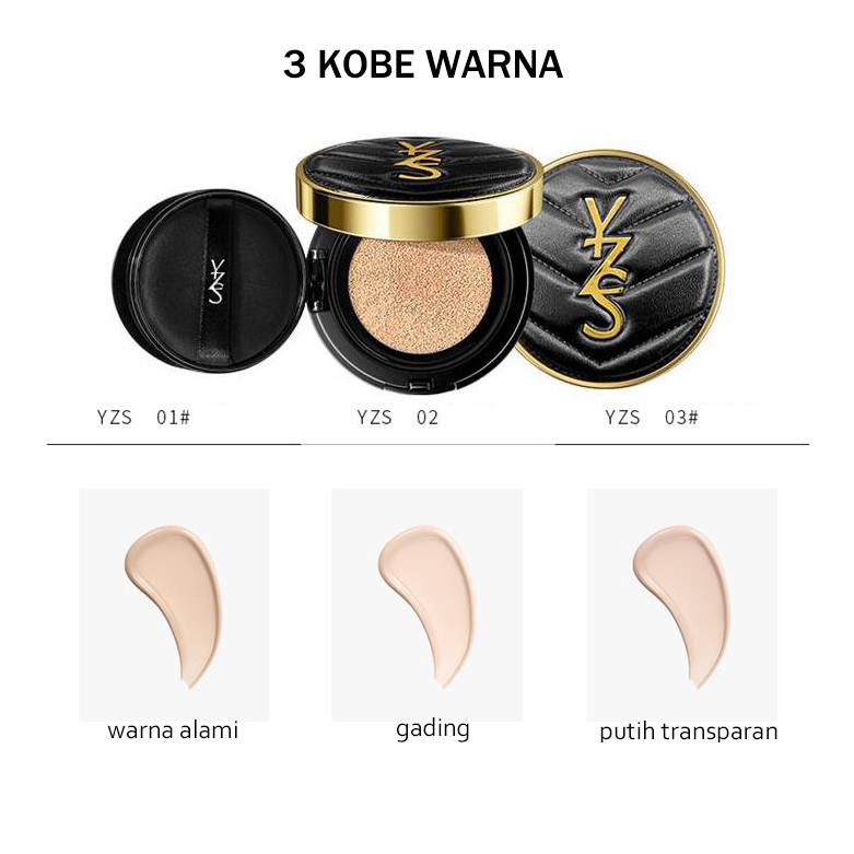 【BPOM】YZS Oil Control Double Powder Make Up Pressed Powder Matte Bedak Padat / UV Cushion Cover/ Cushion/Bedak Glowing Tahan Lama Anti Air Images Professional Compact Bedak Powder Foundation Waterproof 【 Free Delivery+ COD + dikirim dalam 24 jam】