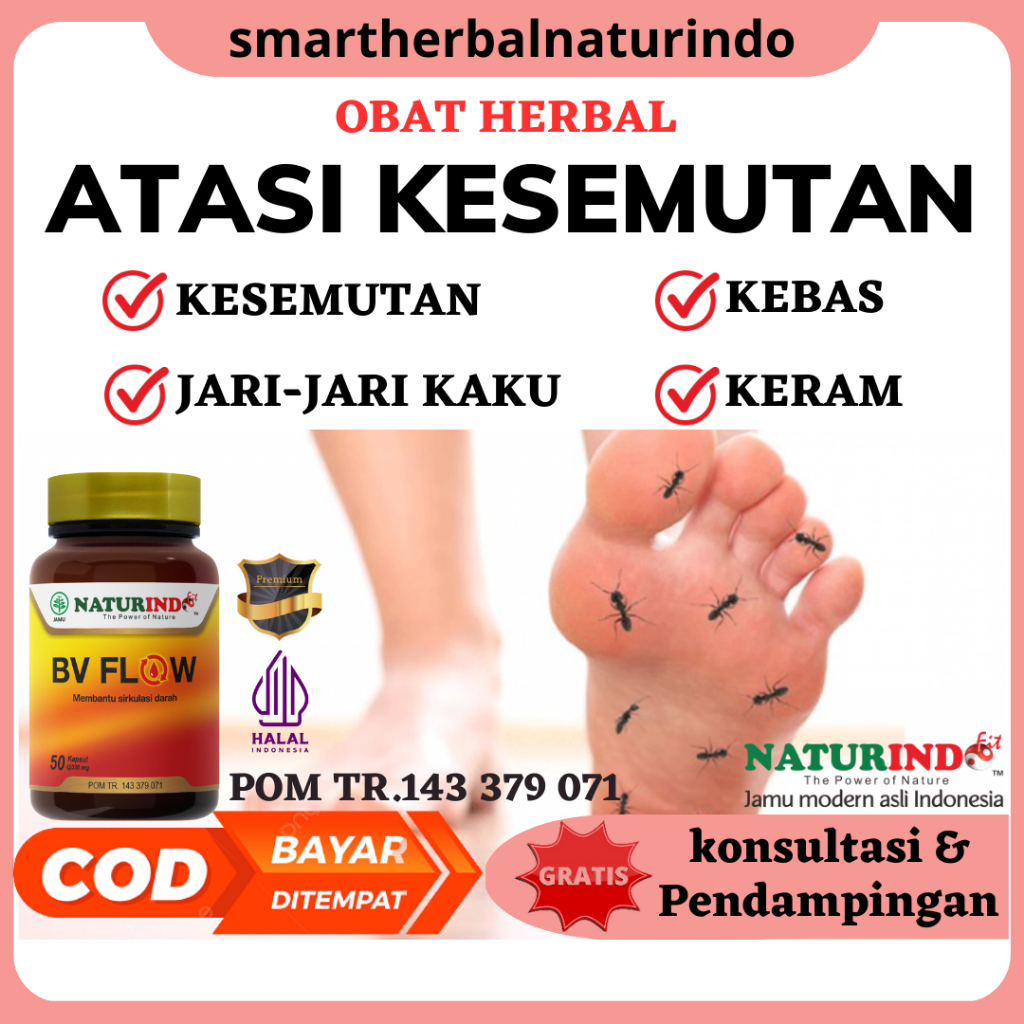 Obat Herbal Kesemutan dan Kebas Tangan Keram di Kaki