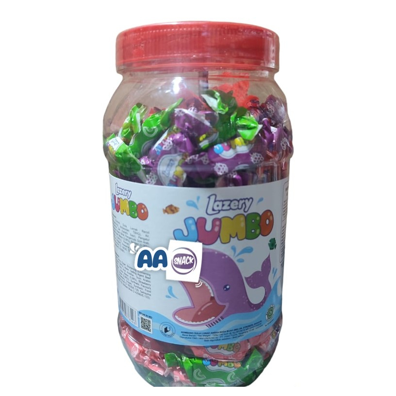 PERMEN LAZERY JUMBO TOPLES ISI 180 X 4 GR