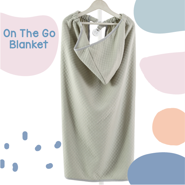 On The Go Blanket Selimut Bayi Topi Cotton Texture Kukopilokids