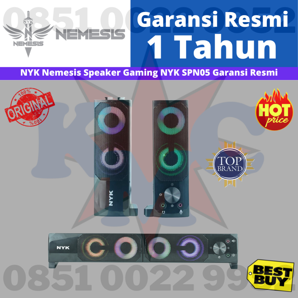 SPEAKER LAPTOP NYK NEMESIS SOUNDBARD GAMING RGB NYK SP-N05 SPN05 SP N05