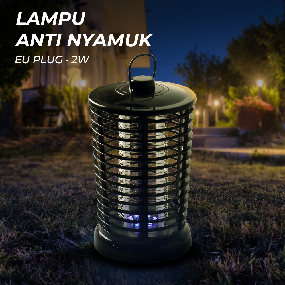 LAMPU PEMBASMI NYAMUK Colok Listrik Cahaya UV Perangkap nyamuk Hitam  Grab