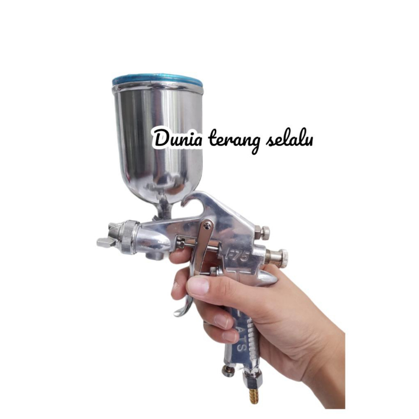 Spray Gun ATS F 75 G Tabung Atas  400 ml - Semprotan Cat Tabung Atas F75G -Air Spray Gun ATS - Sped Dico Spet Cat Ducco ATS MOD.F-75G