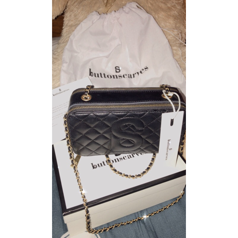 preloved yura bag buttonscarves midnight