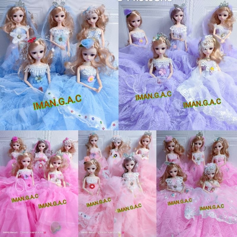 Gantungan pricess barbie/gantungan kunci boneka barbie ukuran 40cm &amp; 50cm