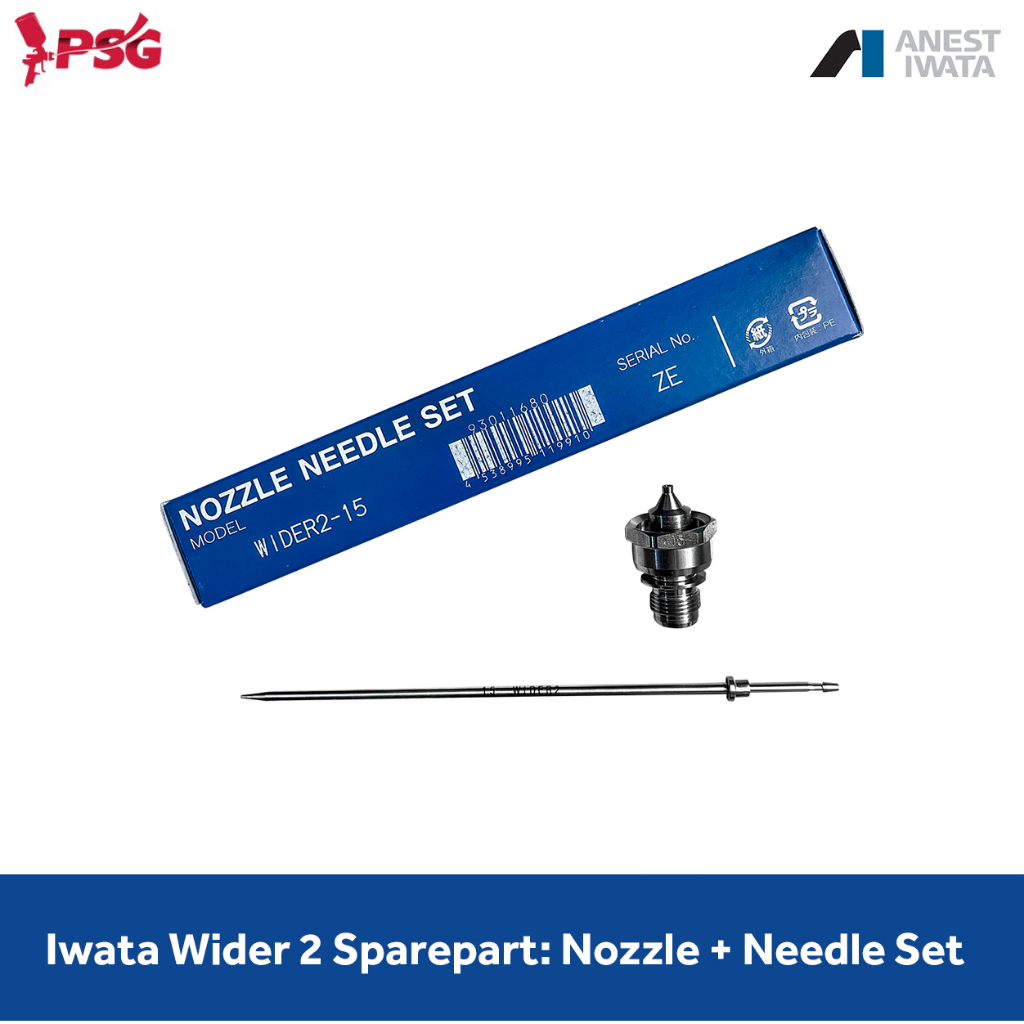 Iwata Wider 2 Sparepart Nozzle Needle Set