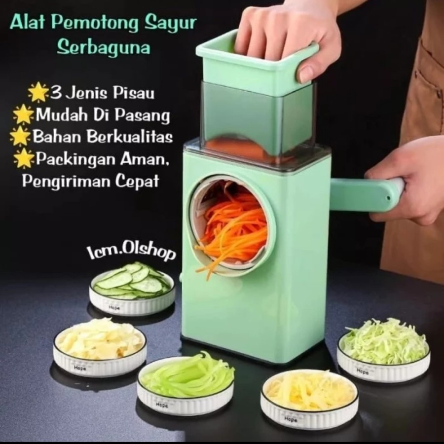 Vegetable Cutter Mandoline Alat Pemotong Sayur Buah Multifungsi Dapur