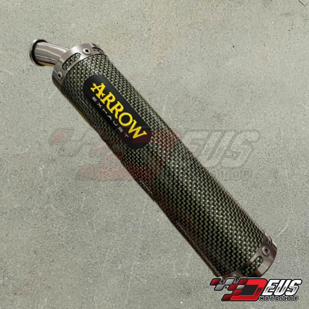 Silencer 2Tak Arrow Carbon 67mm 100% Original / Silincer Silenser Silinser Knalpot Kenalpot 2 Tak 2T