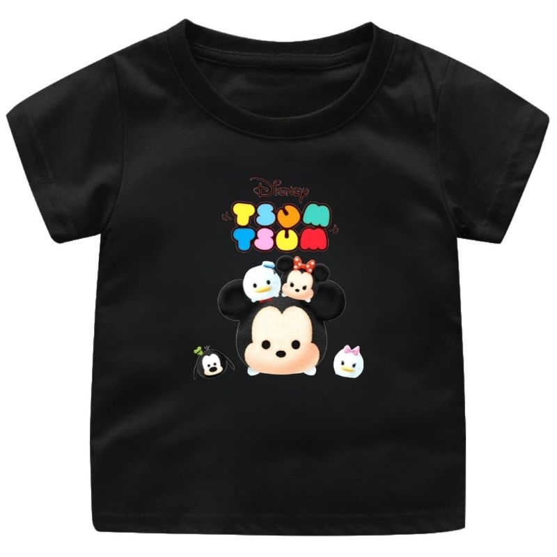 BAJU KAOS ANAK CEWEK BONEKA TSUM-TSUM 1-12 TAHUN//PAKAIAN ANAK PEREMPUAN