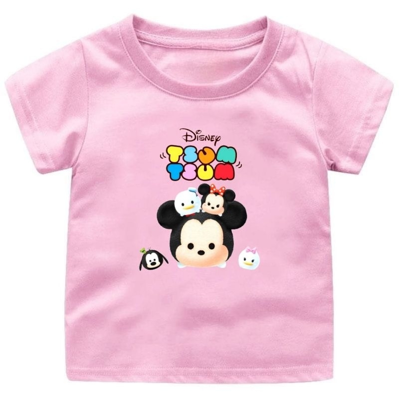 BAJU KAOS ANAK CEWEK BONEKA TSUM-TSUM 1-12 TAHUN//PAKAIAN ANAK PEREMPUAN