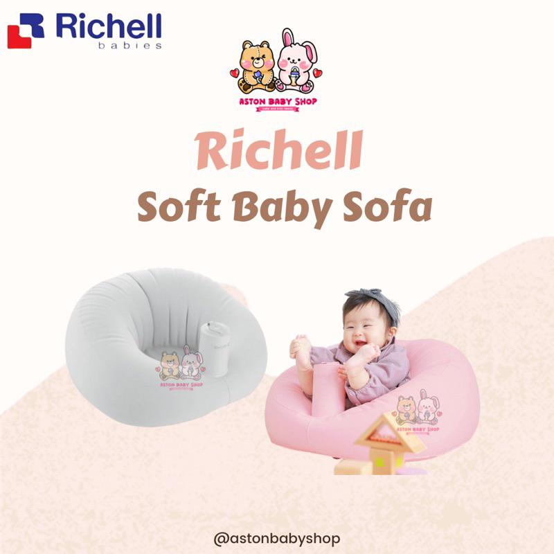 Richell Soft Baby Sofa Sofa Pompa Bayi Kursi Pompa Sofa Bayi