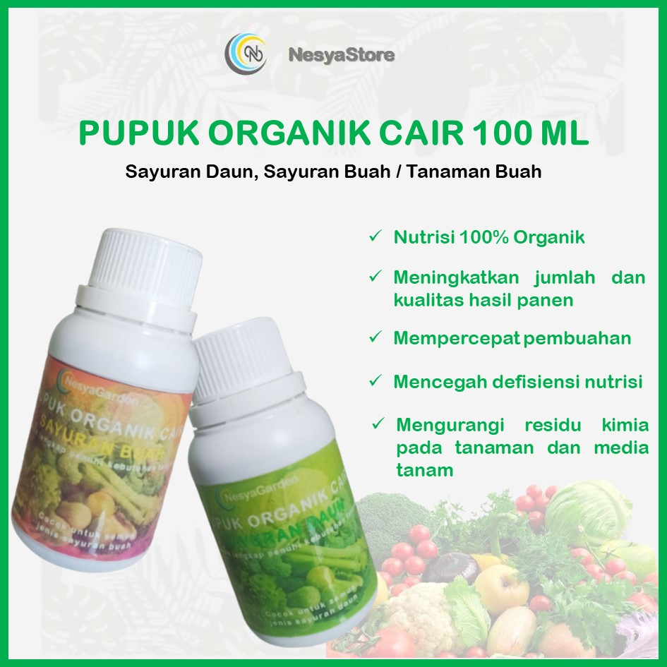 Pupuk Organik Cair Sayur Daun Sayur Buah Tanaman Buah POC Buah - POC Tanaman