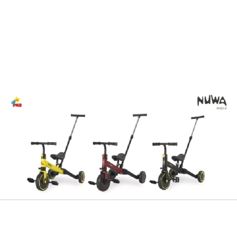 balance bike push bike tricycle PMB Nuwa T-20-9 dorong