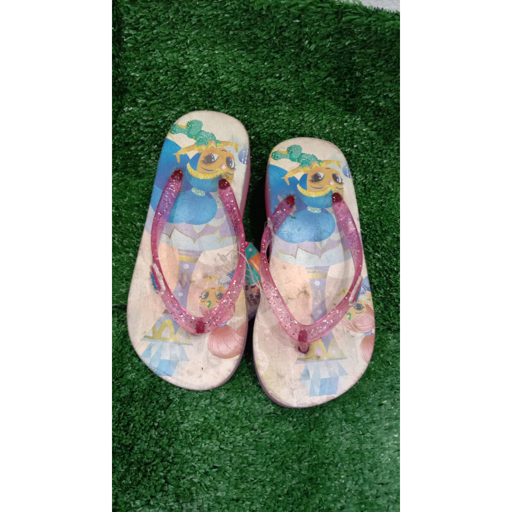 PINK SANDAL GLITTER WDGES / SANDAL ANAK PEREMPUAN