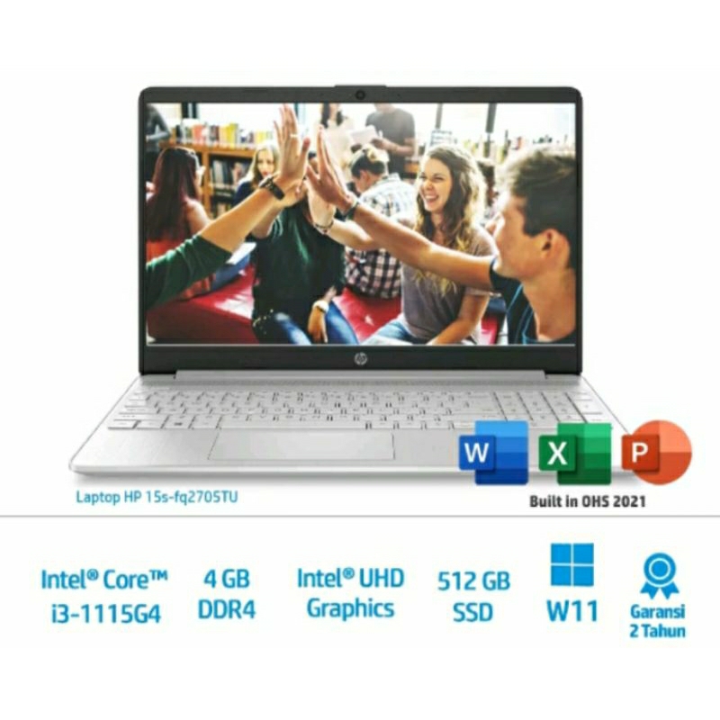 LAPTOP HP 15S CORE I7 SSD