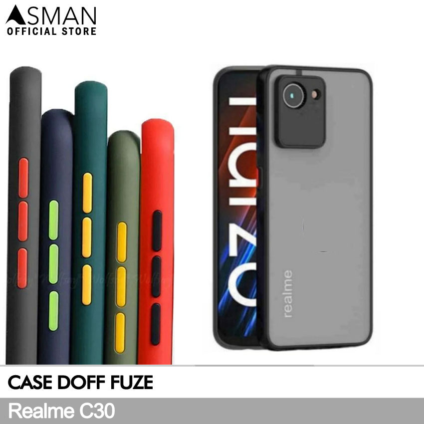 Asman Case Realme C30 Fuze Premium Shield Protector