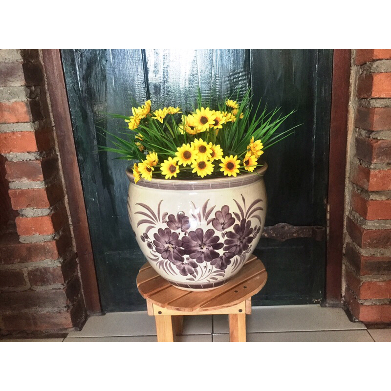 sale pot keramik/pot bunga/pot keramik/vas bunga/vas keramik/dekorasi/jambangan/pot