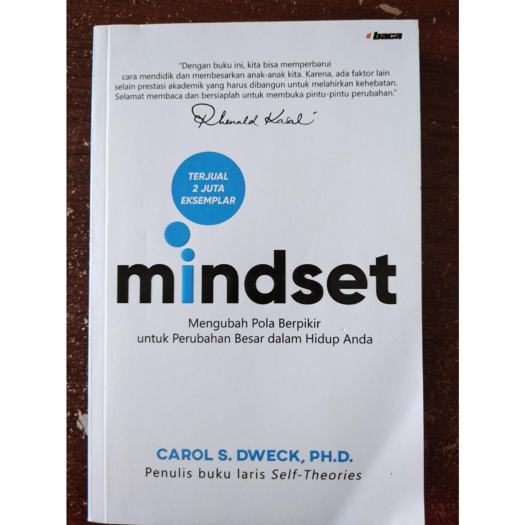 PRELOVED BUKU MOTIVASI MINDSET - CAROL S. DWECK, PH.D