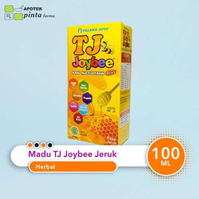 MADU TJ JOYBEE TRESNO JOYO 100 ML RASA JERUK / MADU MULTIVITAMIN PLUS