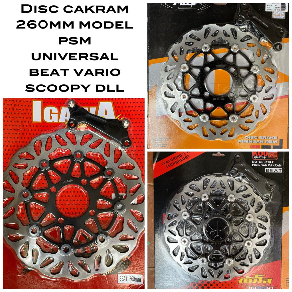 Piringan Cakram Depan Lebar 260MM baet vario scoopy lubang 4 model psm