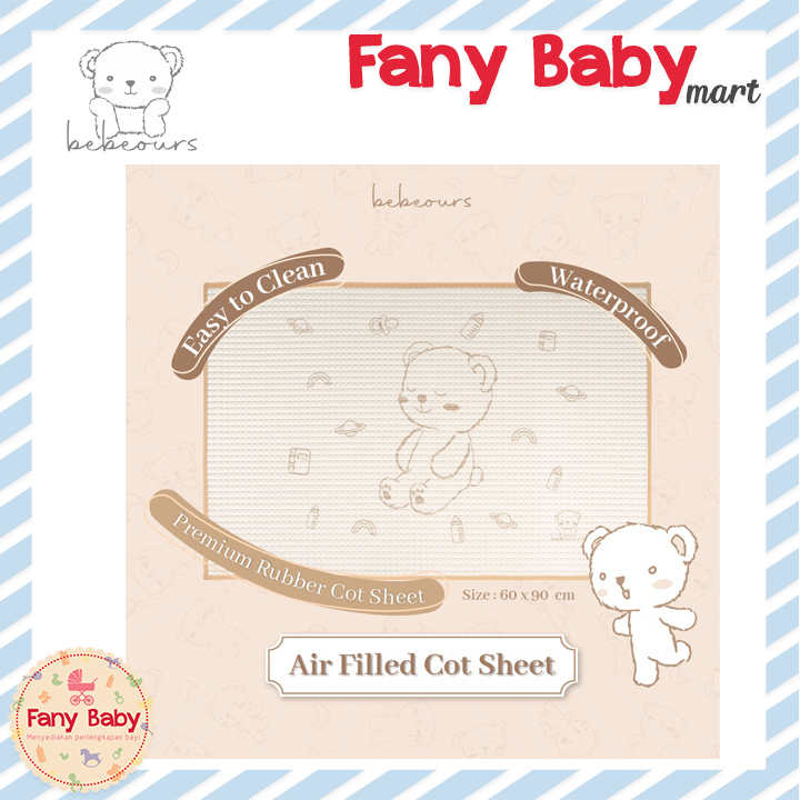 BEBEOURS ORGANIC BABY COT SHEET - PERLAK ORGANIC