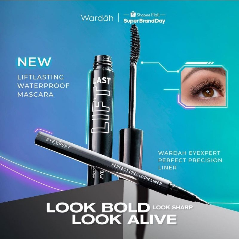 WARDAH EYEXPERT MASCARA &amp; EYE LINER @MJ