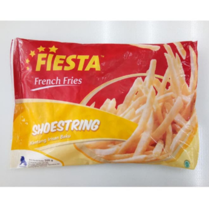 

Kentang Fiesta Shoestring 500 gr Frozen Food Bandung