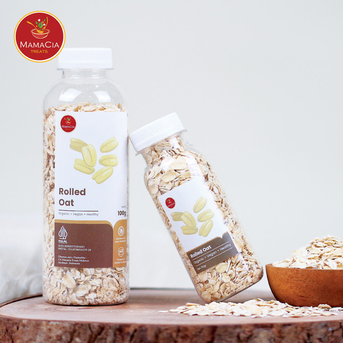 

Mamacia Treats Rolled Oat Gandum Utuh Kasar 50 gr