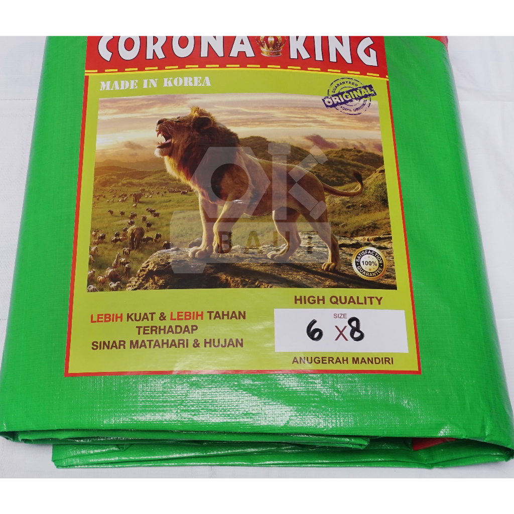 Terpal A12 6x8 Corona King h/o Terpaulin Terpal Korea Terpal plastik