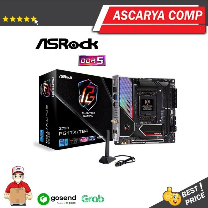 ASROCK Z790 PG-ITX/TB4 | Intel Z790 LGA 1700 DDR5 Mini-ITX