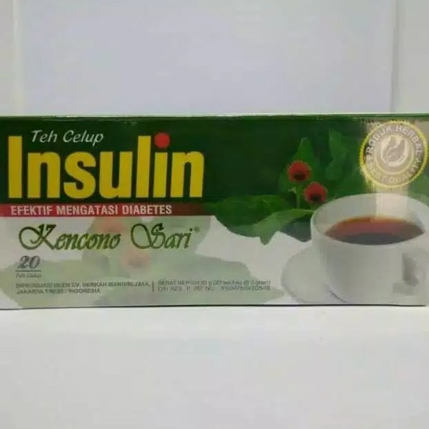 

Teh Celup Insulin Kencono Sari Teh Obat Herbal Diabetes Original