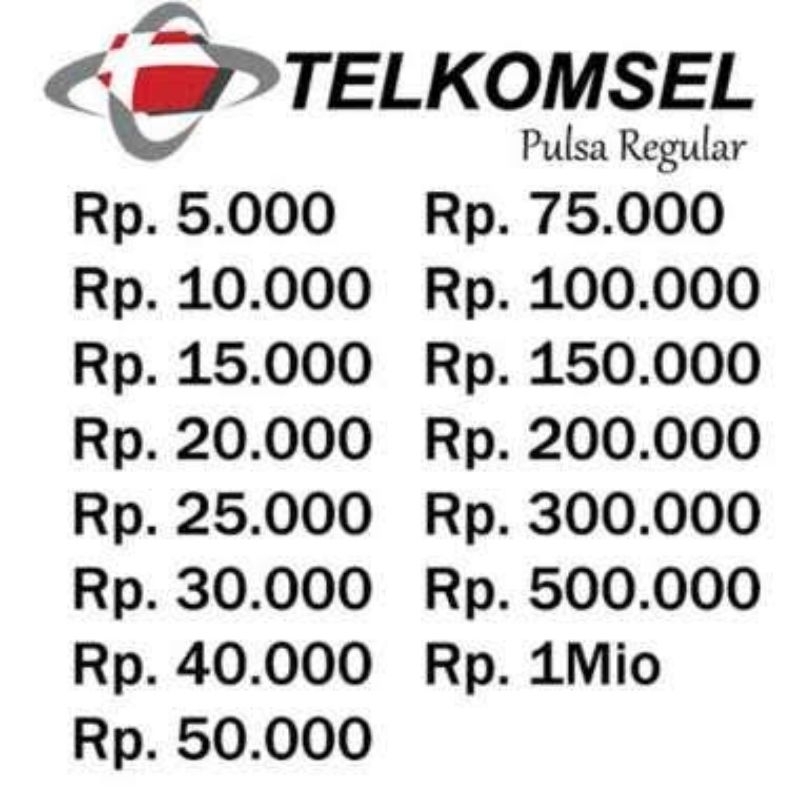 pulsa telkomsel tf