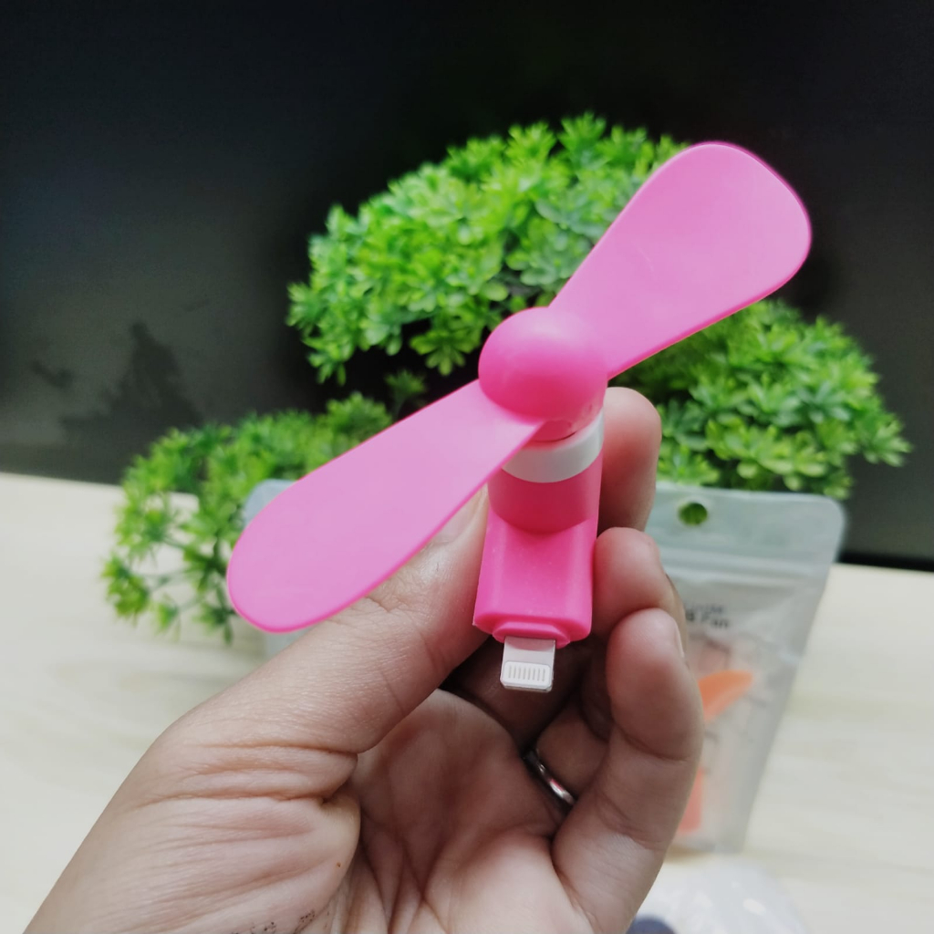 Kipas OTG Mini Fan Kencang Mantap For iphone