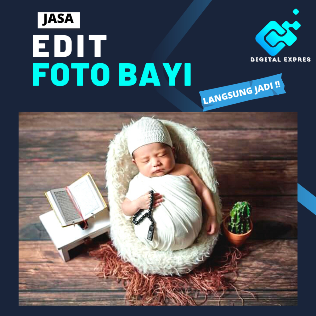 Jasa Edit Foto Bayi Ala Studio / Baby newborn / edit background / Edit Foto Bayi / foto bayi keren