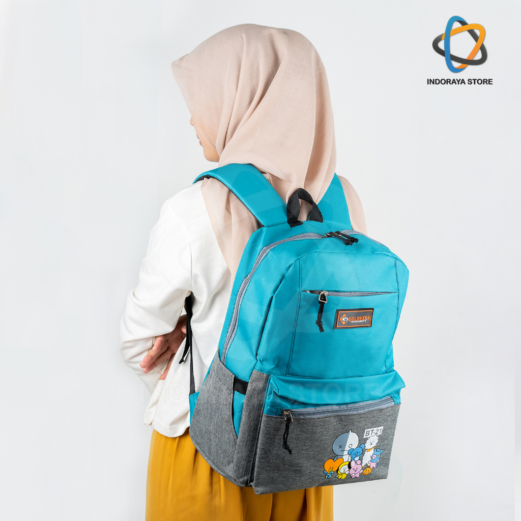 Tas Ransel Pria dan Wanita Tas Sekolah Pria Wanita model Korea Terbaru - INDORAYAstore