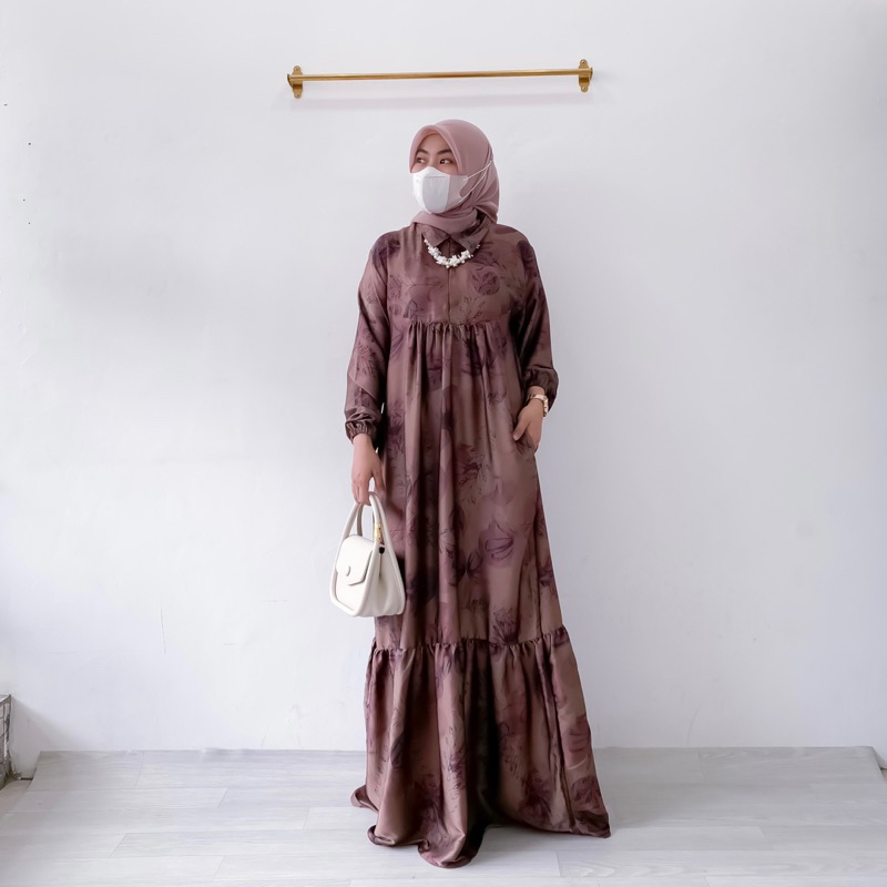 YERIN DRESS | GAMIS LEBARAN WANITA PAKAIAN KONDANGAN MUSLIMAH CEWEK