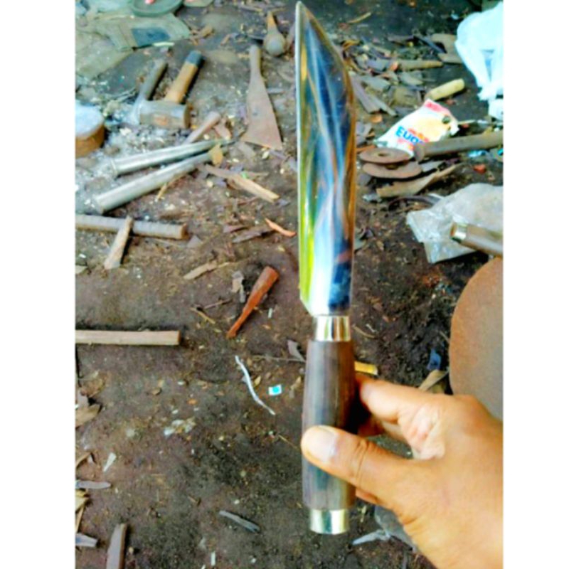 pisau sembelih ternak anti karat KTI baja putih