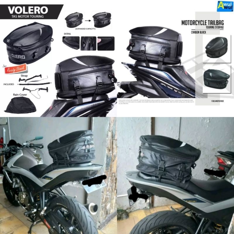 Tas Motor Touring BESAR Back Seat seatbag tailbag Tail Storage tailbag universal bag not 7gear touri