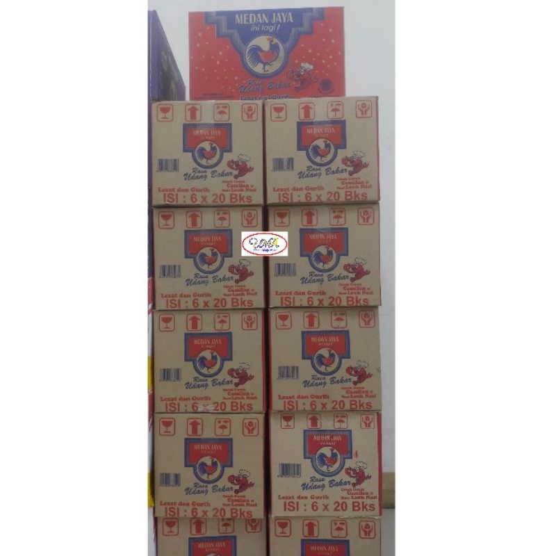 

Medan Jaya Rasa Udang Bakar / Dus (6 x 20 Bks)