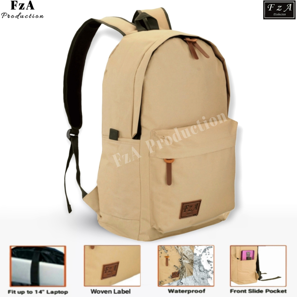 FzA Official - Tas Ransel  Punggung Distro Casual Pria Wanita / Tas Ransel Laptop Original