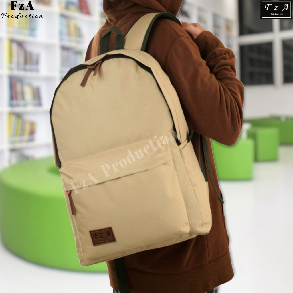 FzA Official - Tas Ransel  Punggung Distro Casual Pria Wanita / Tas Ransel Laptop Original